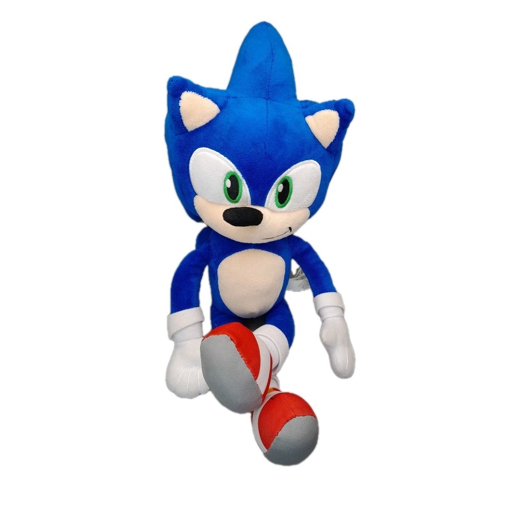 Sonic the Hedgehog 3 Movie Sonic Plush 16" Toy Factory 2025 Stuffed Animal Toy